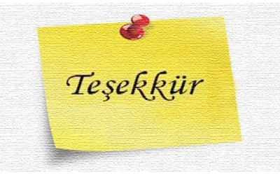 TEŞEKKÜR